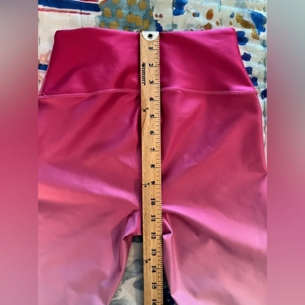 GOOD AMERICAN S Core Strength Pink Ombré leggings Leggings